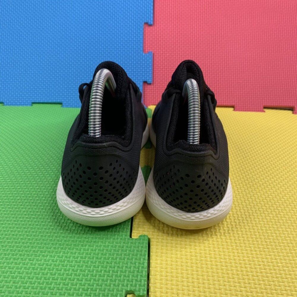 Crocs Lite Ride Pacer Perforated Women's 9 Sneaker Lace Up 205234 Black *Flaws - Picture 6 of 11